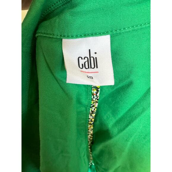 CAbi Womens Jacket Sz S Verde Green Single Button Blazer - Picture 9 of 10